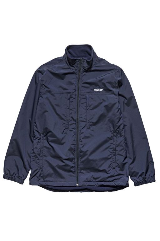 Stussy Mens Alpine Taslon Jackets Navy - RKADL2609